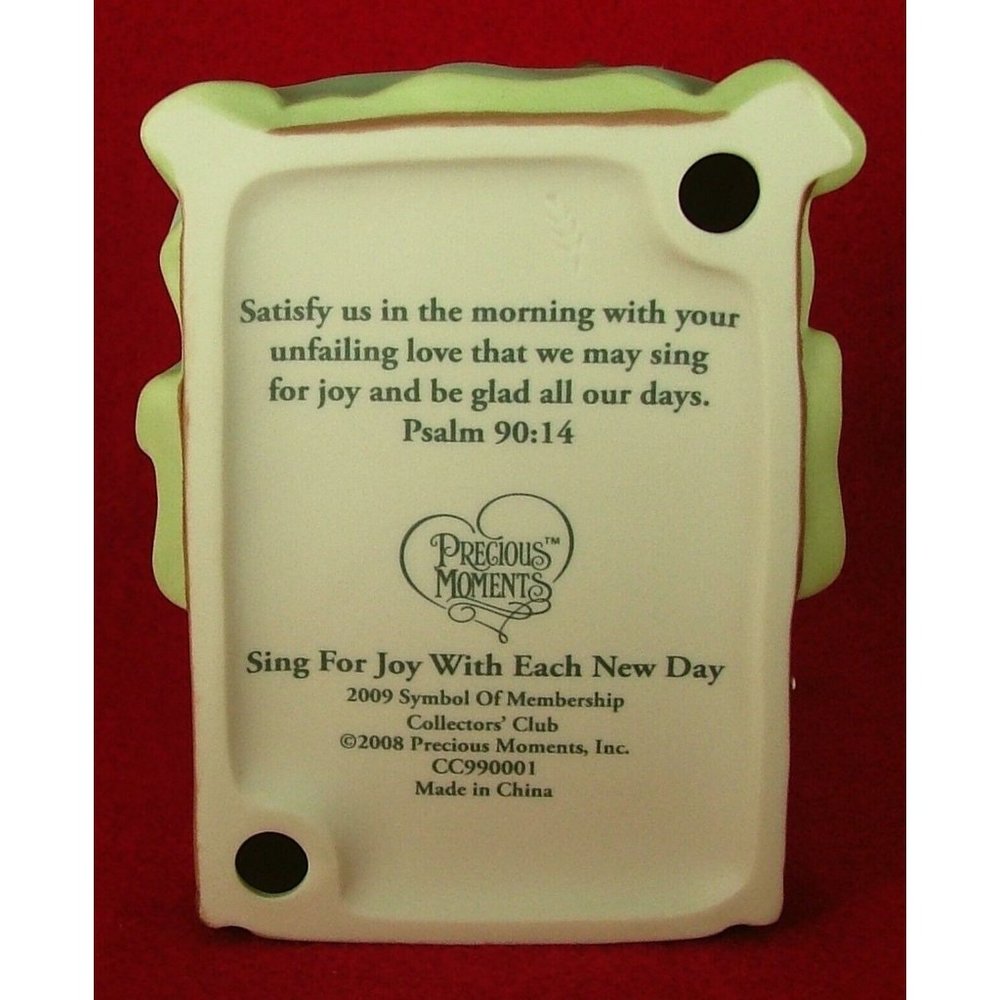 CC990001 Precious Moments - Sing For Joy‎ With Each New Day (X111) - Picture 4 of 6